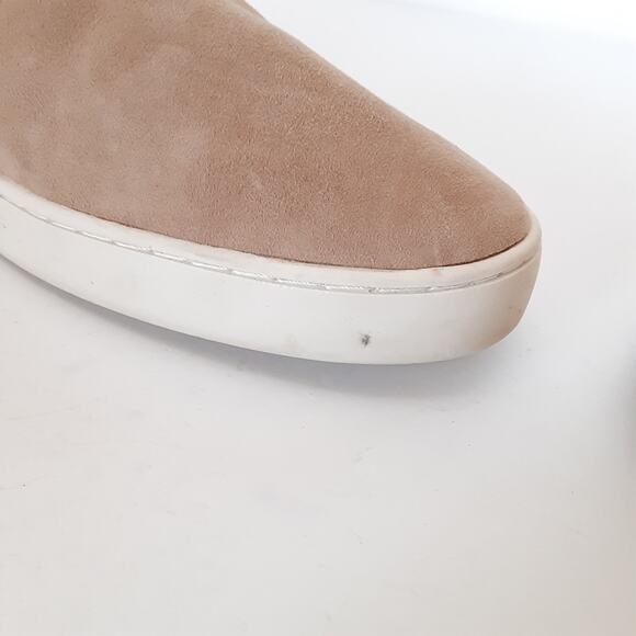 Birdies The Swift Shell Sneakers Sand Genuine Suede Slip On Shoes Womens 10.5 - Picture 8 of 13